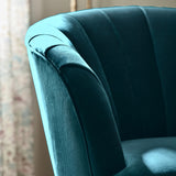 Hartwell-velvet-accent-chair-pacific from Roseland Furniture