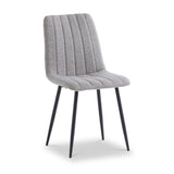 Harmon Silver Fabric Dining Chair