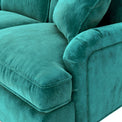 Arthur Emerald Green Chaise Sofa from Roseland Furniture