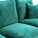 Arthur Emerald Green Chaise Sofa from Roseland Furniture