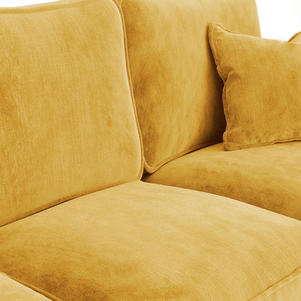 Arthur Gold Corner Sofa from Roseland Furniture