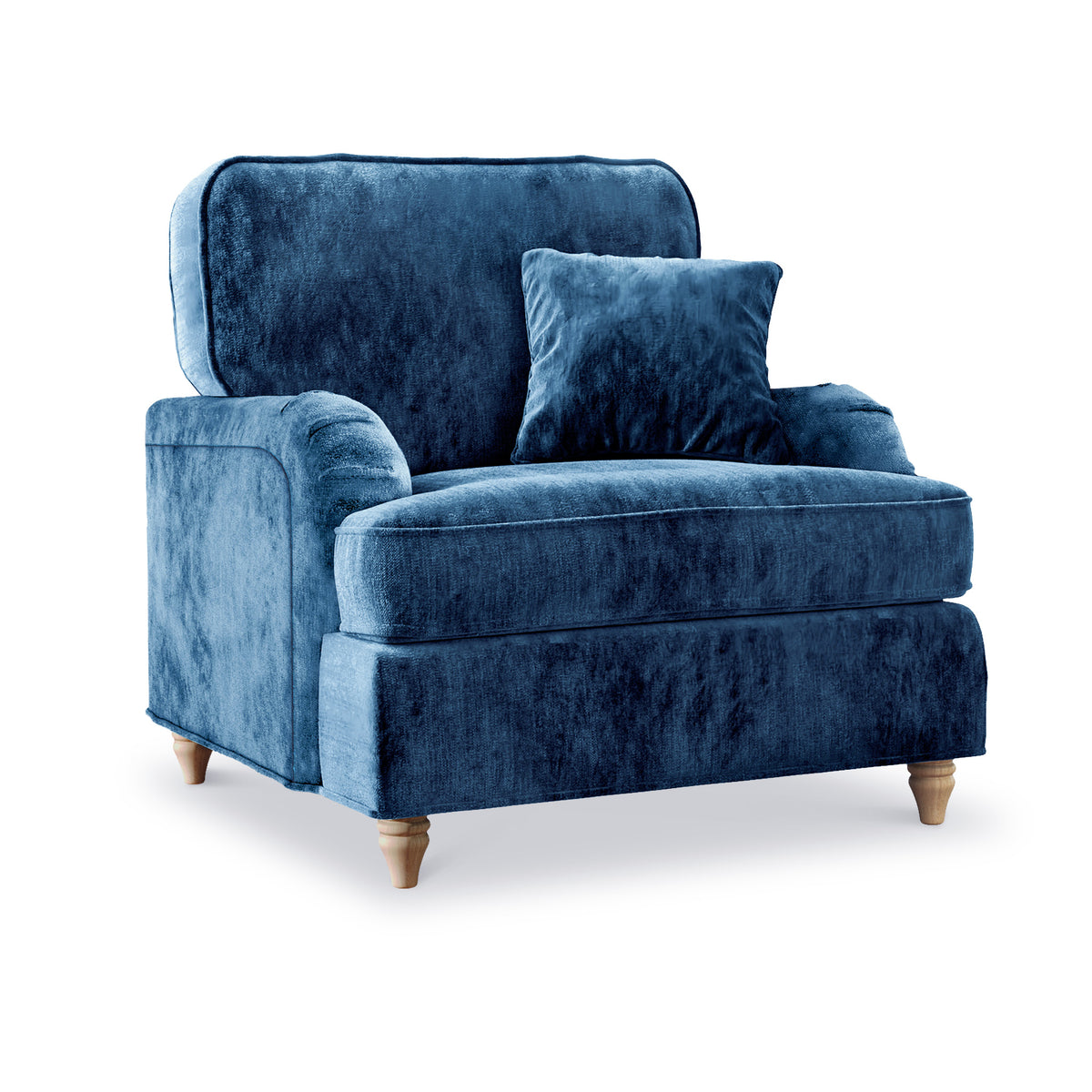 Arthur Navy Armchair from Roseland Furniture