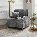 Arthur Charcoal Armchair from Roseland Furniture