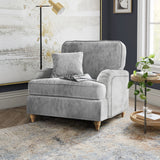 Arthur Ice Grey Armchair from Roseland Furniture