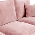 Arthur Blush Pink Large Corner Sofa from Roseland Furniture