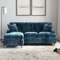 Arthur Navy Blue LH Chaise Sofa from Roseland Furniture