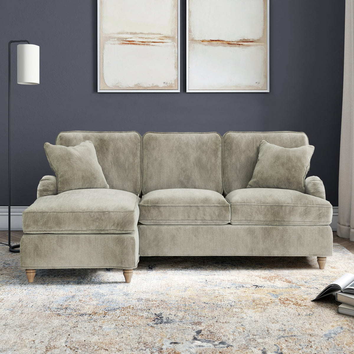 Arthur Mink LH Chaise Sofa from Roseland Furniture