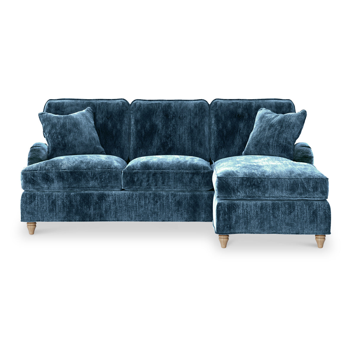 Arthur Navy Blue RH Chaise Sofa from Roseland Furniture