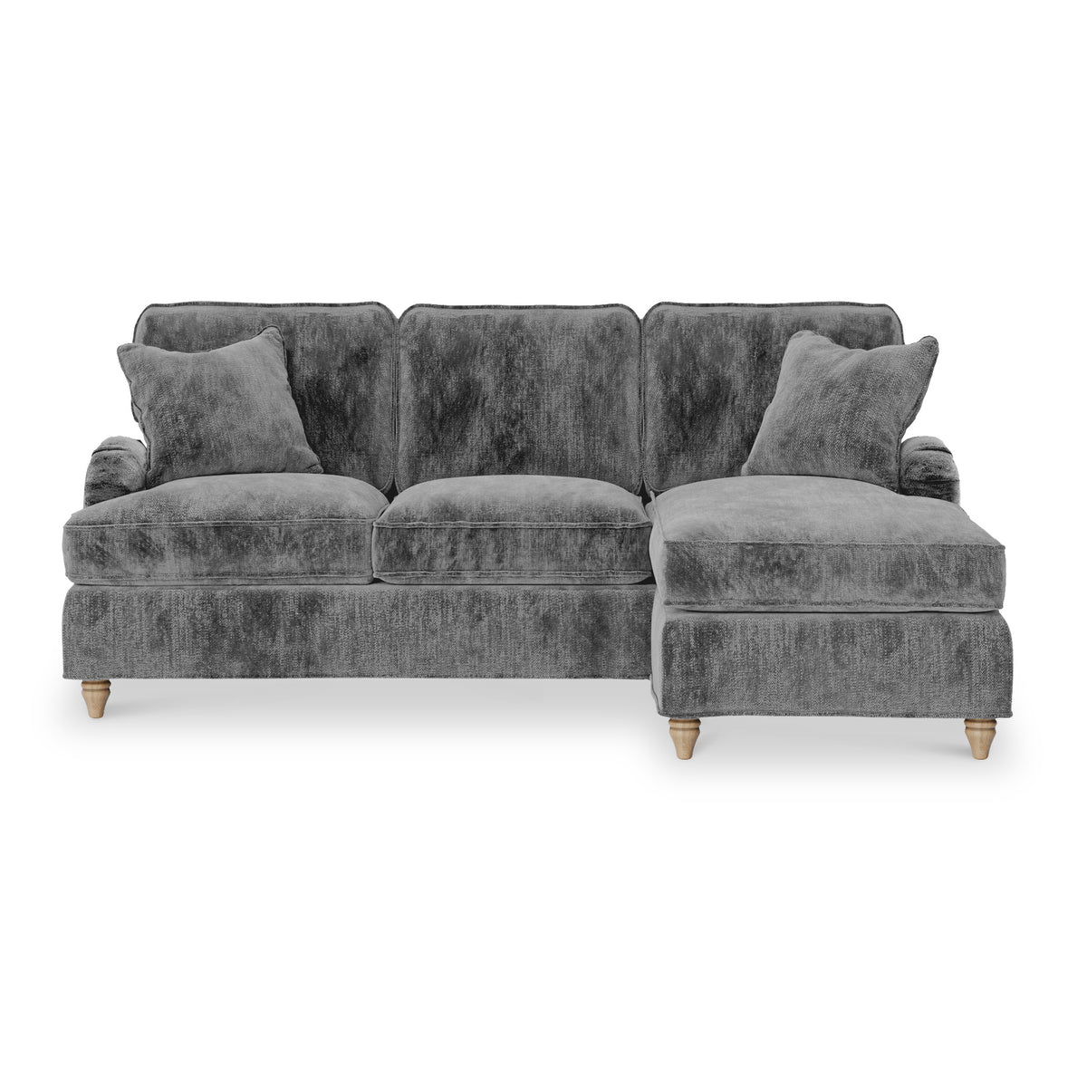 Arthur Charcoal RH Chaise Sofa from Roseland Furniture