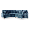 Arthur Navy Blue Large Corner Sofa from Roseland Furniture