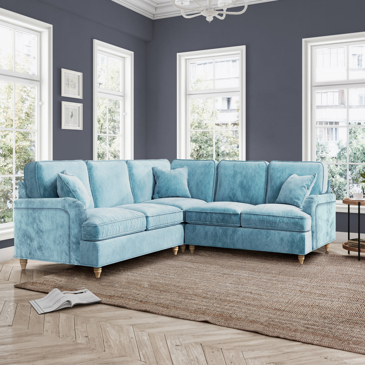 Arthur Lagoon Large Corner Sofa from Roseland Furniture