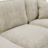 Alfie Mink Large Corner Sofa from Roseland Furniture