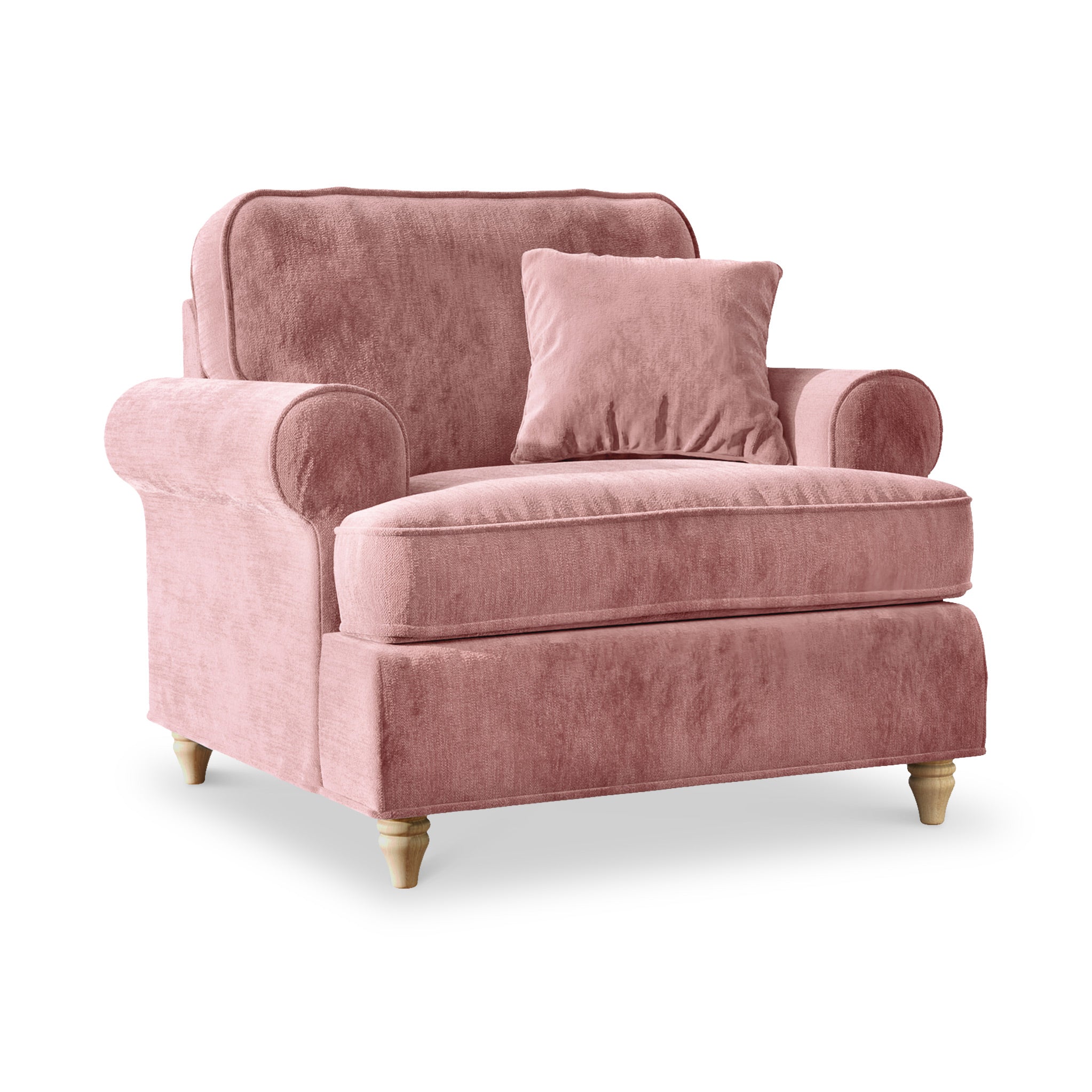 Dusty pink best sale bedroom chair