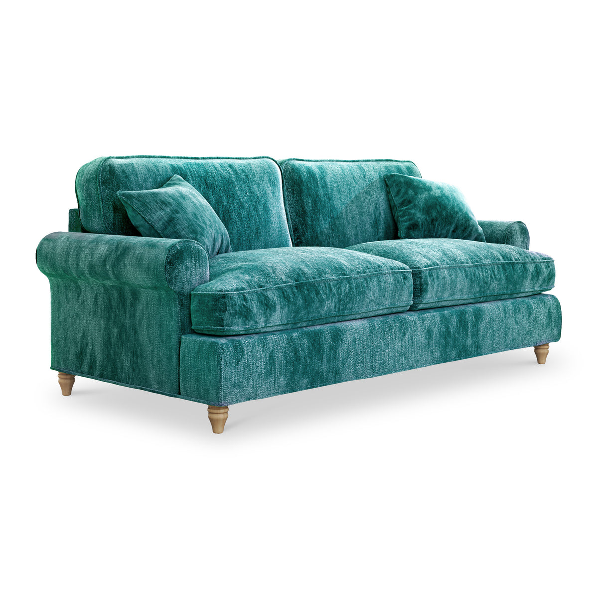 Alfie Emerald Green 3 Seater Sofa from Roseland Furniture