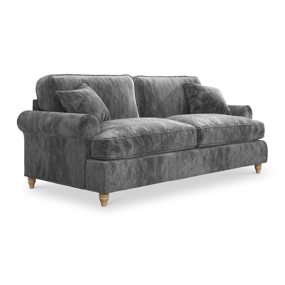 Alfie Charcoal 3 Seater Sofa from Roseland Furniture