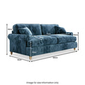 Alfie Navy Blue 4 Seater Sofa from Roseland Furniture