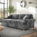 Alfie Charcoal 4 Seater Sofa from Roseland Furniture