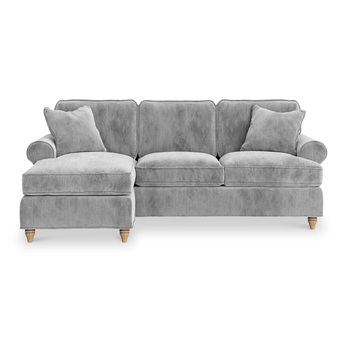 Alfie Chaise Sofa in Ice by Roseland Furniture