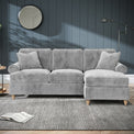 Alfie Chaise Sofa in Ice by Roseland Furniture