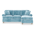 Alfie Chaise Sofa in Lagoon by Roseland Furniture