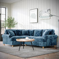 Alfie Navy Corner Sofa from Roseland Furniture