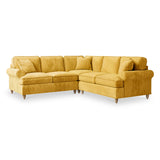 Alfie Gold Large Corner Sofa from Roseland Furniture