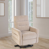 Eldar-Fabric-Electric-Tilt-Rise-Armchair from Roseland Furniture