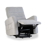 Eldar-Fabric-Electric-Tilt-&-Rise-Armchair-Grey from Roseland Furniture