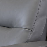 Harlem Grey Leather Electric Reclining 2 Seater Sofa from Roseland Furniture