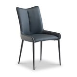 Rolf-Faux-Leather-Curved-Dining-Chair from Roseland Furniture