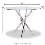 Hilma-Polished-Glass-Console-Table from Roseland Furniture