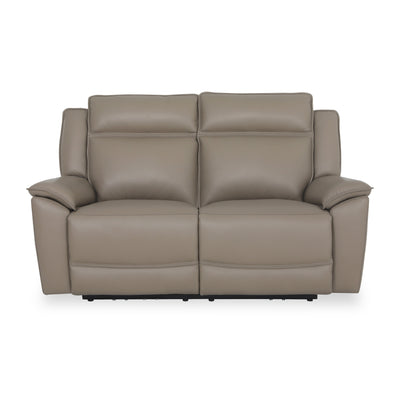 Alden Power Leather Recliner 2 Seater Sofa