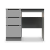 Henshaw 3 Drawer Dressing Table Dusk Grey from Roseland Furniture