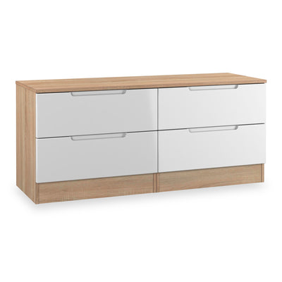 Henshaw 4 Drawer Low Chest