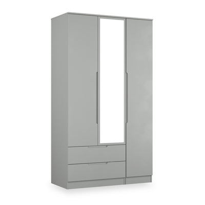 Henshaw 2 Drawer Triple Wardrobe