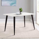 Jago 120cm Dining Table With 4 Roscoe Chairs from Roseland Furniture