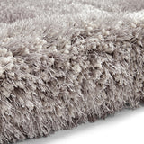 Newton Silver Deluxe Shaggy Rug