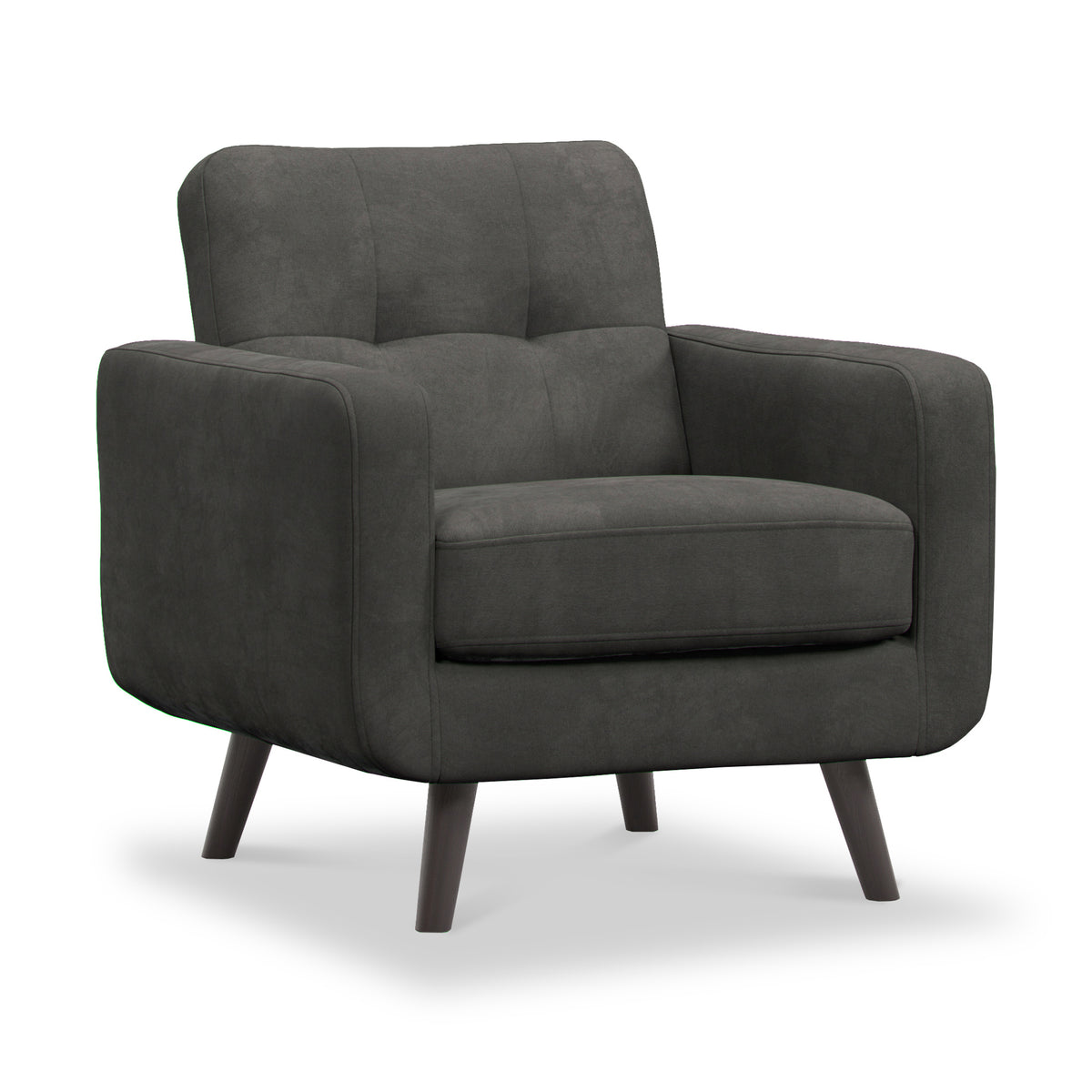 Morgan Armchair Graphite Close1 from Roseland Furniture