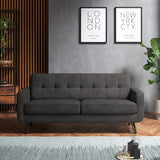 Morgan 3 Seater Sofa Graphite Life1 from Roseland Furniture