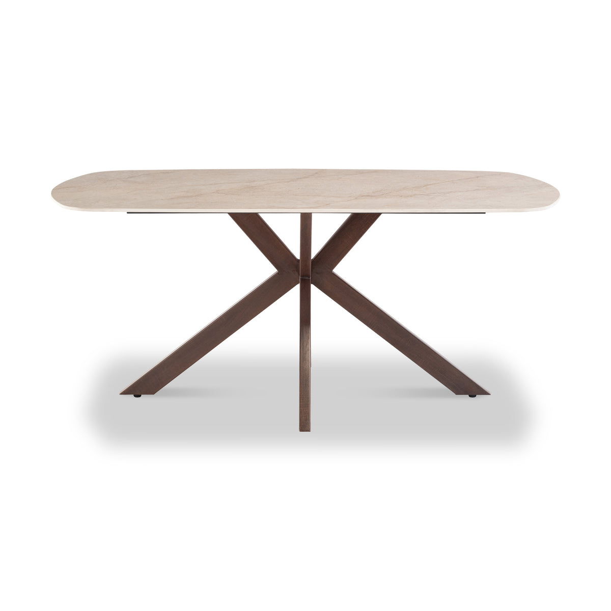 Inga-180cm-Ivory-Sintered-Stone-Dining-Table from Roseland Furniture