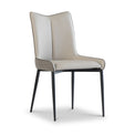 Stefan-Faux-Leather-Curved-Dining-Chair from Roseland Furniture