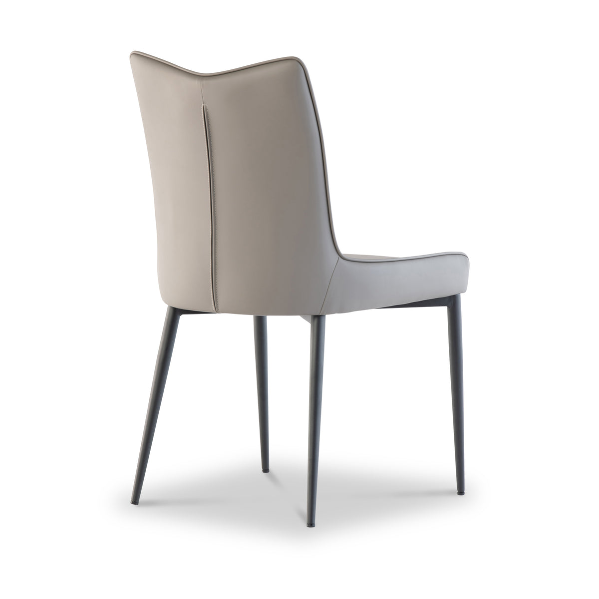 Stefan-Faux-Leather-Curved-Dining-Chair from Roseland Furniture