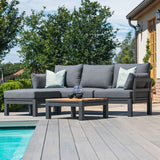 Maze Oslo Grey Outdoor Chaise Sofa Set