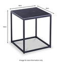 Sigrun-Black-Sintered-Stone-Side-Table from Roseland Furniture