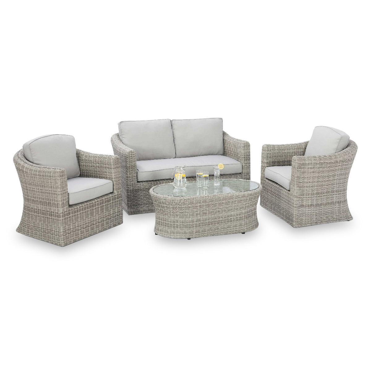 Maze Oxford 2 Seat Rattan Sofa Set from Roseland Furniture