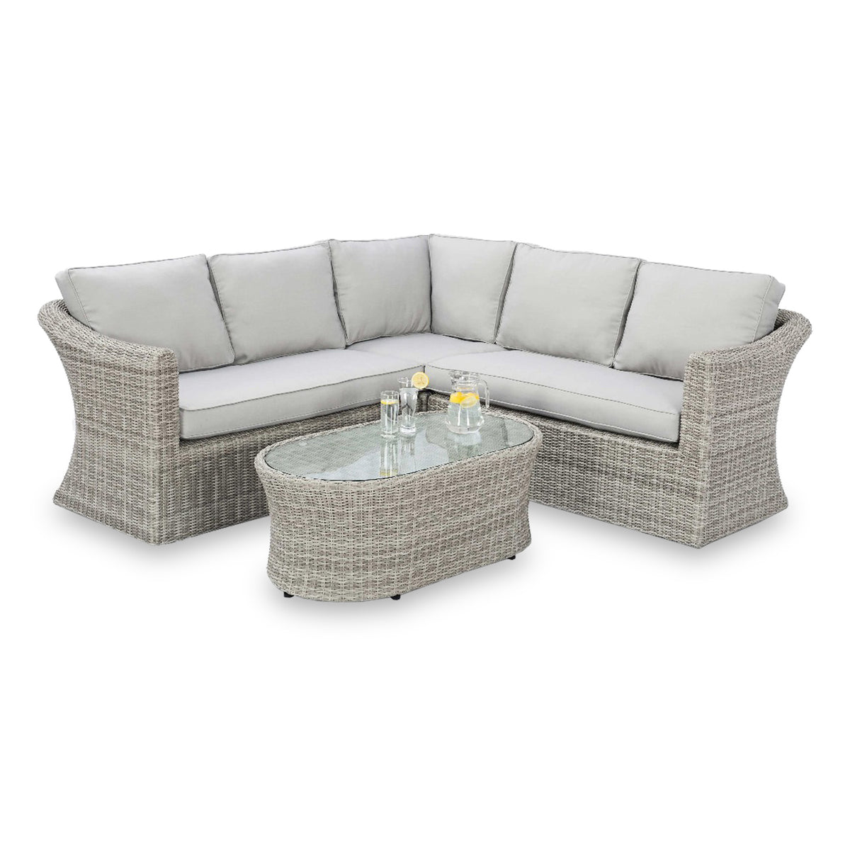 Maze Oxford Small Rattan Corner Group