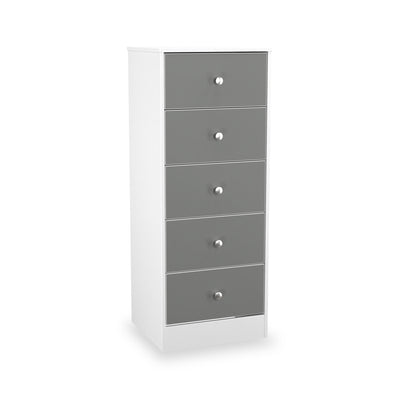 Bennet 5 Drawer Tallboy Chest of Drawers