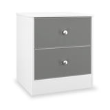 Bennet-2-Drawer-Bedside-Table-Grey-&-White from Roseland Furniture