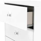 Bennet-3-Drawer-Midi-Deep-Chest-White from Roseland Furniture