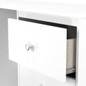 Bennet-6-Drawer-Kneehole-White from Roseland Furniture